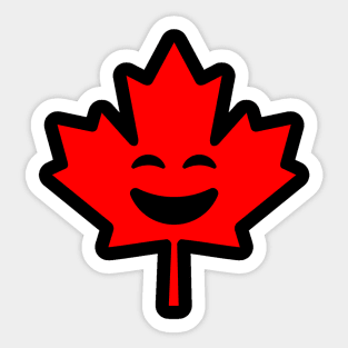 Hoorah for Canada Happy Canada T Shirt Sticker